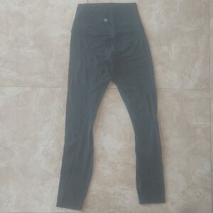 Lululemon Athletica Dark Gray High-Waisted Leggings